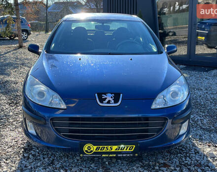 Синий Пежо 407, объемом двигателя 2 л и пробегом 255 тыс. км за 5200 $, фото 1 на Automoto.ua
