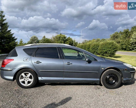 Синий Пежо 407, объемом двигателя 2 л и пробегом 323 тыс. км за 3000 $, фото 6 на Automoto.ua