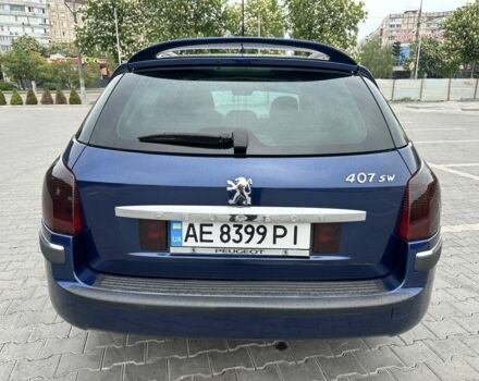 Синий Пежо 407, объемом двигателя 2 л и пробегом 167 тыс. км за 5800 $, фото 3 на Automoto.ua
