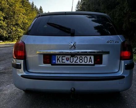 Синий Пежо 407, объемом двигателя 2 л и пробегом 268 тыс. км за 2326 $, фото 3 на Automoto.ua