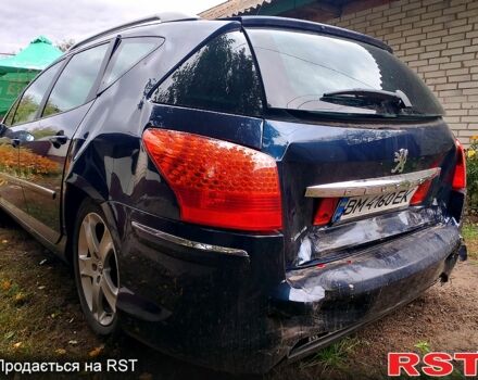 Пежо 407 2009 в Недригайлове на Automoto.ua Синий Пежо 407, объемом двигателя 1.8 л и пробегом 147 тыс. км за 3000 $, фото 7 на Automoto.ua