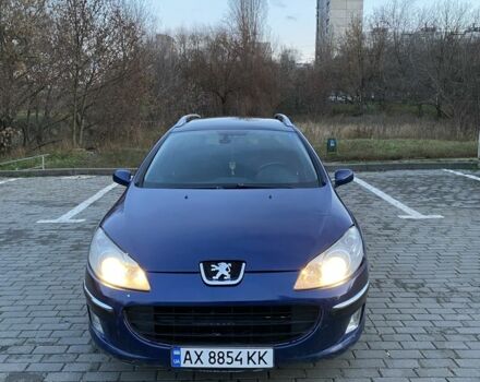 Синій Пежо 407, об'ємом двигуна 2 л та пробігом 300 тис. км за 3500 $, фото 1 на Automoto.ua