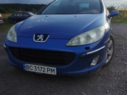 Синій Пежо 407, об'ємом двигуна 2 л та пробігом 515 тис. км за 3500 $, фото 1 на Automoto.ua