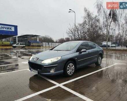 Синий Пежо 407, объемом двигателя 2 л и пробегом 255 тыс. км за 3850 $, фото 1 на Automoto.ua