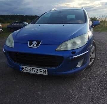 Синій Пежо 407, об'ємом двигуна 1.99 л та пробігом 515 тис. км за 3500 $, фото 1 на Automoto.ua