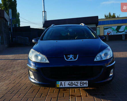 Синій Пежо 407, об'ємом двигуна 2 л та пробігом 321 тис. км за 4750 $, фото 1 на Automoto.ua