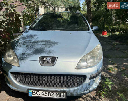 Синій Пежо 407, об'ємом двигуна 1.8 л та пробігом 247 тис. км за 3300 $, фото 1 на Automoto.ua