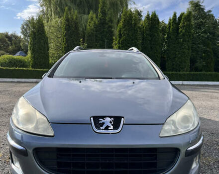 Синий Пежо 407, объемом двигателя 2 л и пробегом 323 тыс. км за 3500 $, фото 1 на Automoto.ua