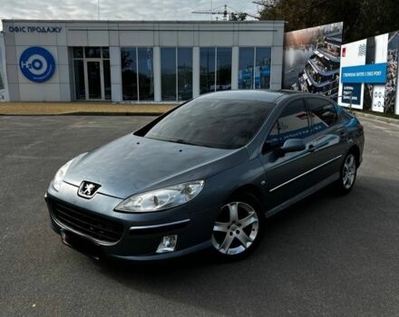 Синий Пежо 407, объемом двигателя 2 л и пробегом 300 тыс. км за 3000 $, фото 1 на Automoto.ua