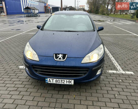 Синий Пежо 407, объемом двигателя 2 л и пробегом 255 тыс. км за 5300 $, фото 1 на Automoto.ua