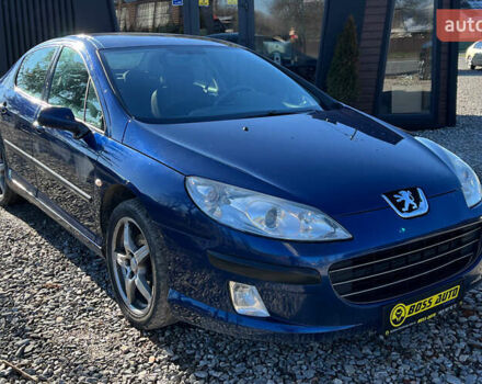 Синий Пежо 407, объемом двигателя 2 л и пробегом 255 тыс. км за 5200 $, фото 1 на Automoto.ua