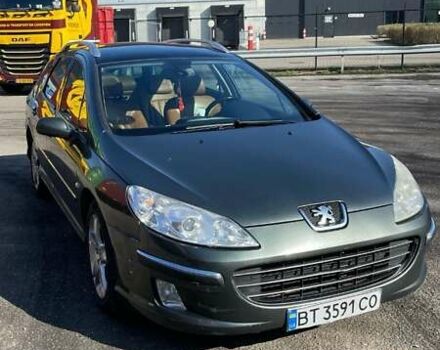 Зеленый Пежо 407, объемом двигателя 2 л и пробегом 320 тыс. км за 4200 $, фото 2 на Automoto.ua