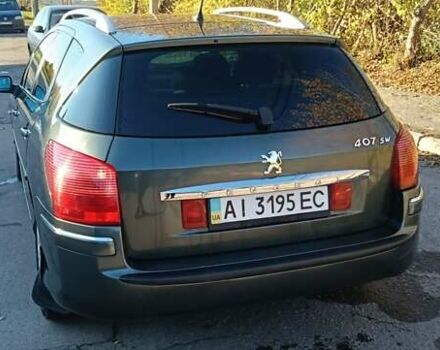 Пежо 407 2008 в Белой Церкве на Automoto.ua Зеленый Пежо 407, объемом двигателя 1.56 л и пробегом 352 тыс. км за 5000 $, фото 1 на Automoto.ua