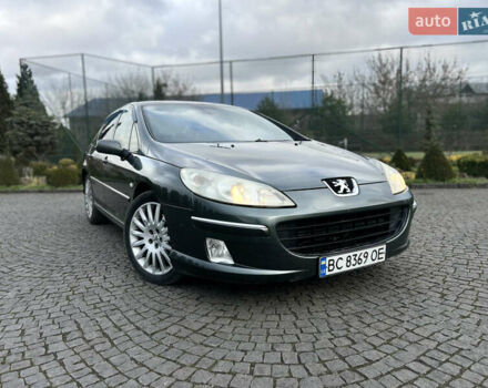 Зеленый Пежо 407, объемом двигателя 2.7 л и пробегом 285 тыс. км за 3950 $, фото 1 на Automoto.ua