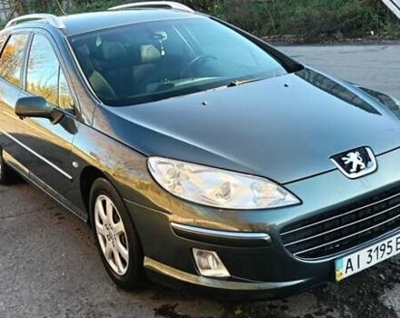 Пежо 407 2008 в Белой Церкве на Automoto.ua Зеленый Пежо 407, объемом двигателя 1.56 л и пробегом 352 тыс. км за 5000 $, фото 1 на Automoto.ua