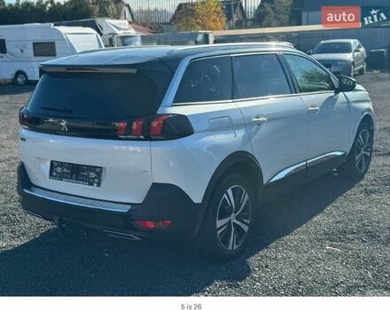 Білий Пежо 5008, об'ємом двигуна 2 л та пробігом 190 тис. км за 20900 $, фото 1 на Automoto.ua