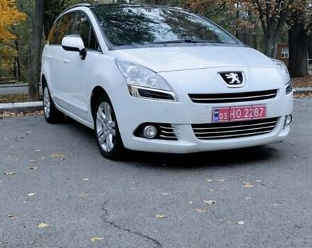 Белый Пежо 5008, объемом двигателя 2 л и пробегом 183 тыс. км за 10700 $, фото 1 на Automoto.ua