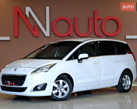 Белый Пежо 5008, объемом двигателя 1.6 л и пробегом 232 тыс. км за 7900 $, фото 1 на Automoto.ua