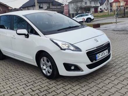 Белый Пежо 5008, объемом двигателя 1.6 л и пробегом 209 тыс. км за 8800 $, фото 1 на Automoto.ua