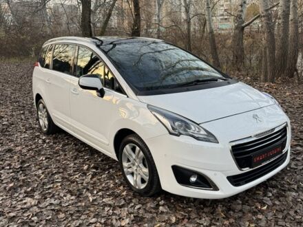 Білий Пежо 5008, об'ємом двигуна 1.6 л та пробігом 160 тис. км за 11950 $, фото 1 на Automoto.ua