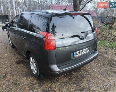 Чорний Пежо 5008, об'ємом двигуна 1.56 л та пробігом 250 тис. км за 6700 $, фото 12 на Automoto.ua