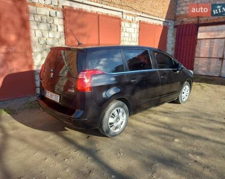 Черный Пежо 5008, объемом двигателя 1.56 л и пробегом 295 тыс. км за 7450 $, фото 1 на Automoto.ua
