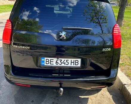 Черный Пежо 5008, объемом двигателя 1.6 л и пробегом 287 тыс. км за 8200 $, фото 1 на Automoto.ua