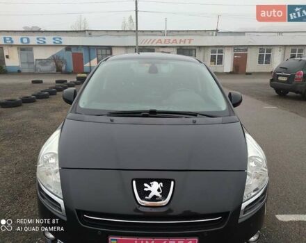 Черный Пежо 5008, объемом двигателя 1.6 л и пробегом 235 тыс. км за 8950 $, фото 1 на Automoto.ua