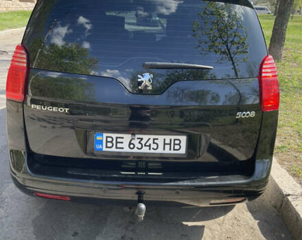 Черный Пежо 5008, объемом двигателя 1.56 л и пробегом 272 тыс. км за 8200 $, фото 1 на Automoto.ua