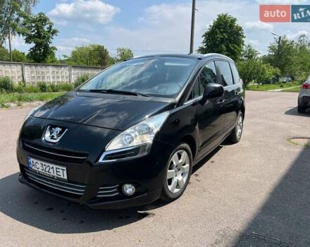 Чорний Пежо 5008, об'ємом двигуна 1.56 л та пробігом 187 тис. км за 9600 $, фото 1 на Automoto.ua