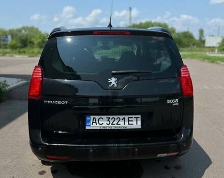 Чорний Пежо 5008, об'ємом двигуна 1.56 л та пробігом 187 тис. км за 9600 $, фото 6 на Automoto.ua