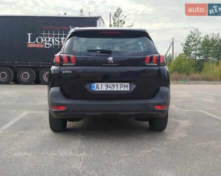 Черный Пежо 5008, объемом двигателя 1.56 л и пробегом 115 тыс. км за 18800 $, фото 7 на Automoto.ua