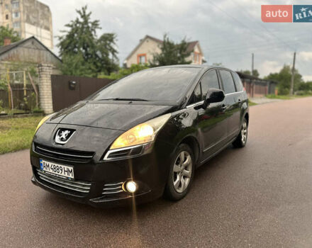 Чорний Пежо 5008, об'ємом двигуна 1.56 л та пробігом 273 тис. км за 6850 $, фото 1 на Automoto.ua