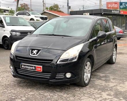 Черный Пежо 5008, объемом двигателя 1.6 л и пробегом 177 тыс. км за 8190 $, фото 1 на Automoto.ua