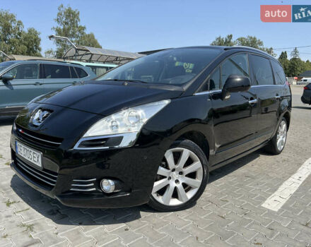 Черный Пежо 5008, объемом двигателя 1.6 л и пробегом 176 тыс. км за 8100 $, фото 1 на Automoto.ua