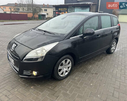 Черный Пежо 5008, объемом двигателя 1.56 л и пробегом 327 тыс. км за 6300 $, фото 1 на Automoto.ua