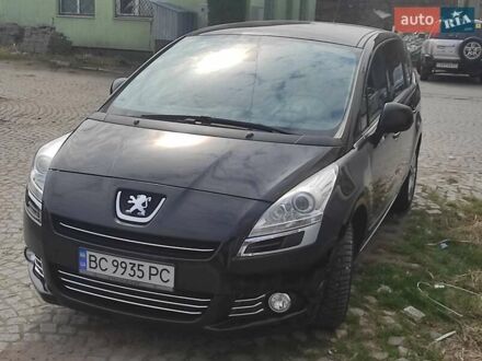Черный Пежо 5008, объемом двигателя 1.6 л и пробегом 141 тыс. км за 7300 $, фото 1 на Automoto.ua