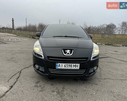 Черный Пежо 5008, объемом двигателя 1.56 л и пробегом 356 тыс. км за 8199 $, фото 1 на Automoto.ua