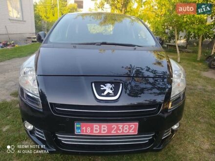 Черный Пежо 5008, объемом двигателя 1.6 л и пробегом 208 тыс. км за 8750 $, фото 1 на Automoto.ua