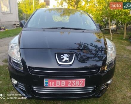 Черный Пежо 5008, объемом двигателя 1.6 л и пробегом 208 тыс. км за 8750 $, фото 1 на Automoto.ua