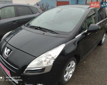 Черный Пежо 5008, объемом двигателя 1.6 л и пробегом 235 тыс. км за 8950 $, фото 1 на Automoto.ua