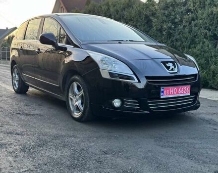 Черный Пежо 5008, объемом двигателя 1.6 л и пробегом 215 тыс. км за 8400 $, фото 1 на Automoto.ua
