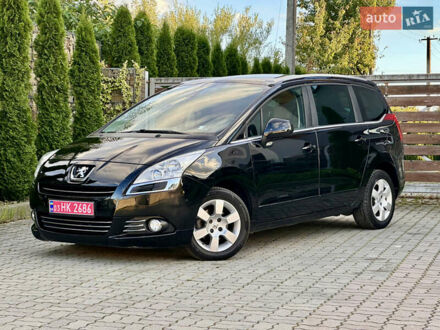Черный Пежо 5008, объемом двигателя 1.6 л и пробегом 225 тыс. км за 8550 $, фото 1 на Automoto.ua