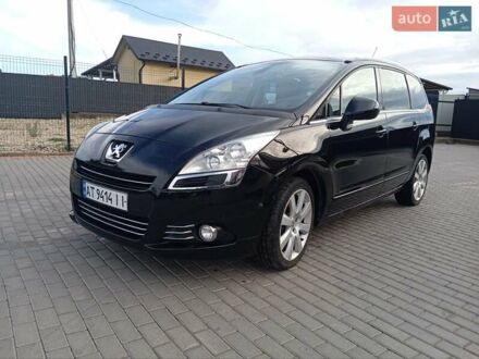 Чорний Пежо 5008, об'ємом двигуна 1.6 л та пробігом 137 тис. км за 8950 $, фото 1 на Automoto.ua
