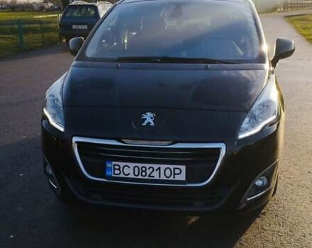 Черный Пежо 5008, объемом двигателя 1.56 л и пробегом 184 тыс. км за 9200 $, фото 1 на Automoto.ua