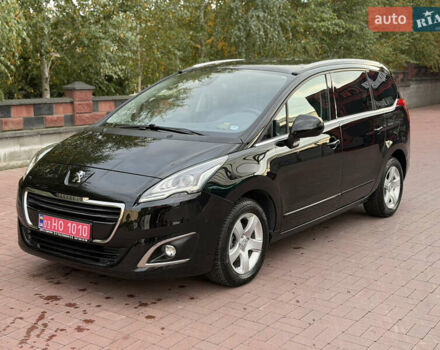 Чорний Пежо 5008, об'ємом двигуна 1.6 л та пробігом 150 тис. км за 12300 $, фото 1 на Automoto.ua