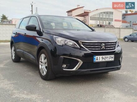 Чорний Пежо 5008, об'ємом двигуна 1.56 л та пробігом 115 тис. км за 18800 $, фото 1 на Automoto.ua