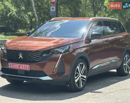 Коричневый Пежо 5008, объемом двигателя 1.5 л и пробегом 74 тыс. км за 28000 $, фото 2 на Automoto.ua