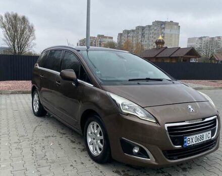 Коричневый Пежо 5008, объемом двигателя 1.6 л и пробегом 247 тыс. км за 10500 $, фото 1 на Automoto.ua