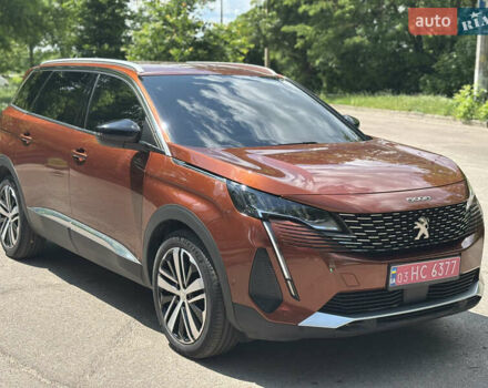 Коричневый Пежо 5008, объемом двигателя 1.5 л и пробегом 74 тыс. км за 28000 $, фото 1 на Automoto.ua